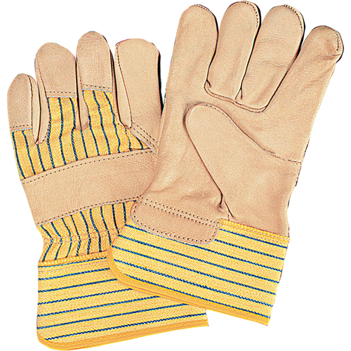 Gants d'ajusteur &agrave; paume s&egrave;che d'usage standard, Moyen, Paume en Cuir fleur de vache, Doublure en Coton WestPier