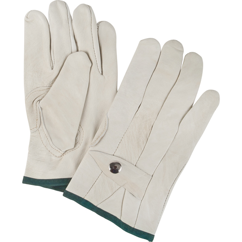 Standard-Duty Ropers Gloves, Medium, Grain Cowhide Palm WestPier