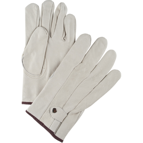 Gants de cordeur d'usage standard, Grand, Paume Cuir fleur de vache WestPier