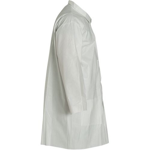 ProShield&reg; 60 Lab Coat, Microporous/Polypropylene, White, Medium WestPier