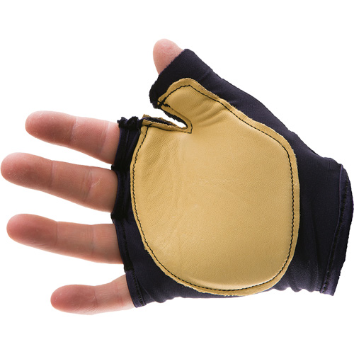 Gant antichoc sans doigts &agrave; prise d'outil, main droite, Taille T-petit, Paume Cuir fleur WestPier