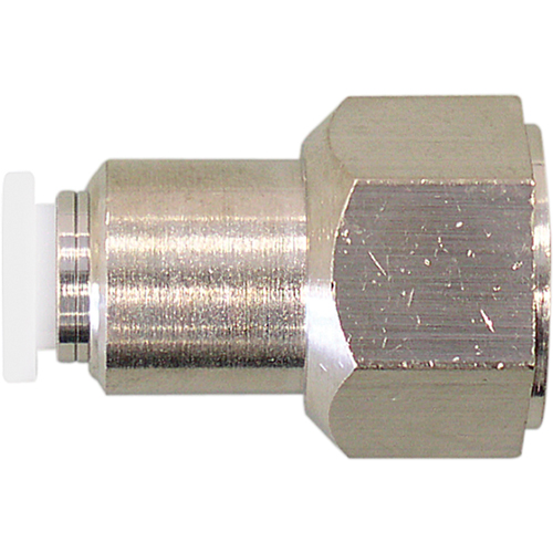 Topfit Female Threaded Straight Connector Fitting, 3/8" Dia, Polymer WestPier