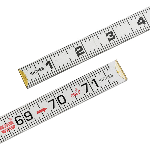 R&egrave;gle plate Red End, 6' lo, Bois WestPier