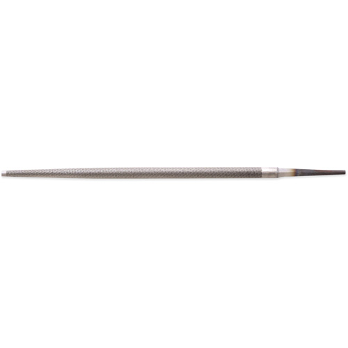 Single Cut File, 3/8" Dia. x 10" L, Round, Bastard Cut WestPier