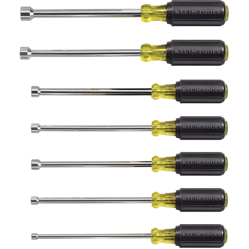 Cushion-Grip Nut Driver Set with 6" Shafts, 7 Pcs., Non Magnetic, Imperial WestPier