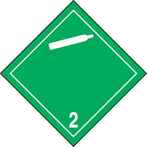 TDG Shipping Labels, Class 2.2, Non-Flammable & Non-Toxic Gases, Paper WestPier
