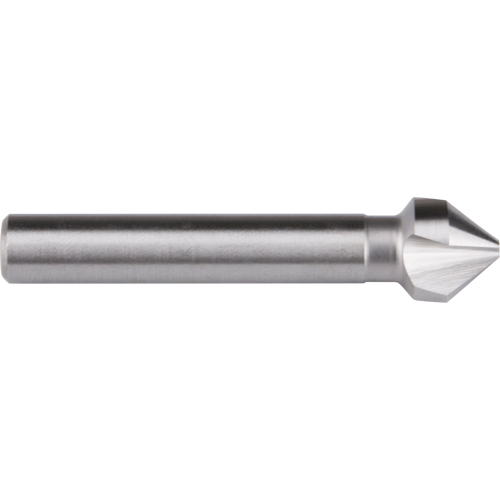 Straight Shank Countersink, 6.3 mm, High Speed Steel, 82° Angle, 3 Flutes WestPier