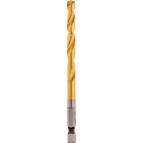 Foret Shockwave, 1/4", Titane, Cannelure 2-15/32", Pointe de 135° WestPier