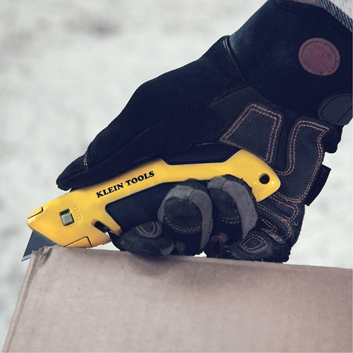Self-Retracting Utility Knife, Steel, Cushion Handle WestPier