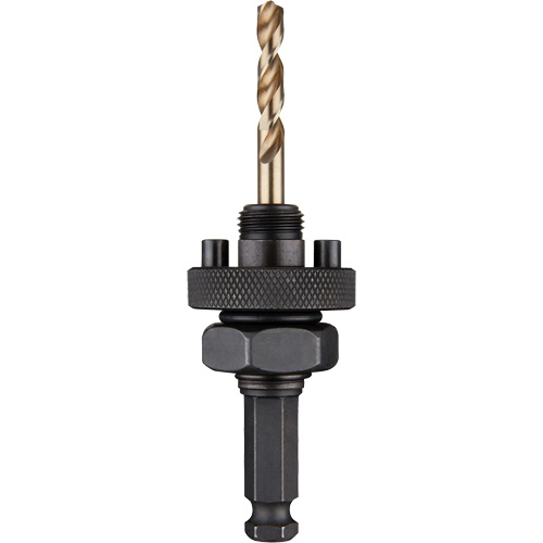 Hole Dozer Hole Saw Large Arbor with Cobalt Pilot Bit, 1-1/4" and Larger, 1/4" Shank WestPier