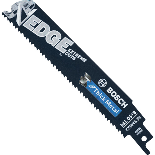Lames de scie alternative Edge, Bim&eacute;tal, 8/10 Dents par pouce, 6" lo WestPier