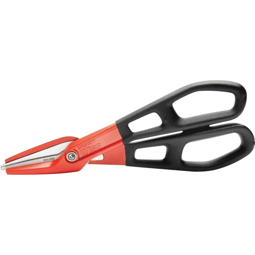 13" Serrated Aluminum Tinner Snip with Dipped Handle, 3" Cut Length, Straight Cut WestPier