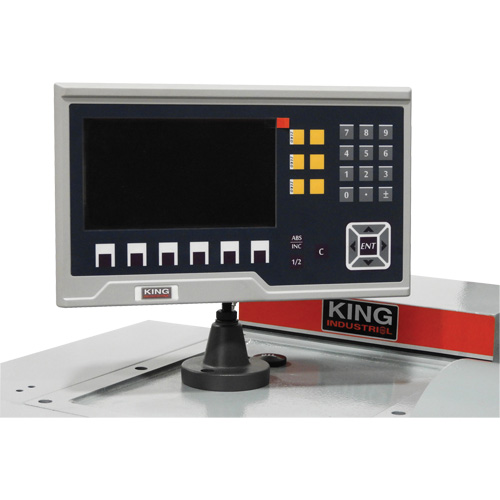 Tour &agrave; m&eacute;tal, dispositif de tournage conique les c&ocirc;nes et affichage num&eacute;rique, 75" lo x 32" la x 53" h WestPier