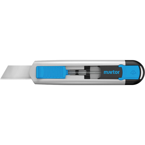 SECUNORM 540 Retractable Knife with Styropor Blade No. 17940, 36 mm, Stainless Steel, Heavy-Duty, Aluminum Handle WestPier