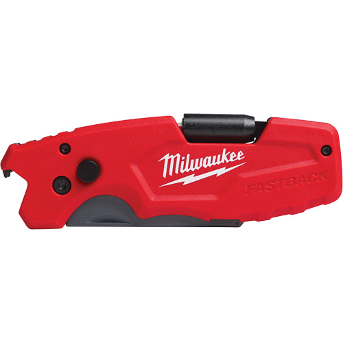 FASTBACK 6-in-1 Folding Utility Knife, 8-3/4" L, 6 Functions, 1 lbs. WestPier