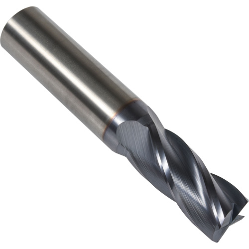 S234 30° Square End Mill, 1/16" Dia., 1-1/2" L, 4 Flutes, 1/8" Shank, Carbide WestPier