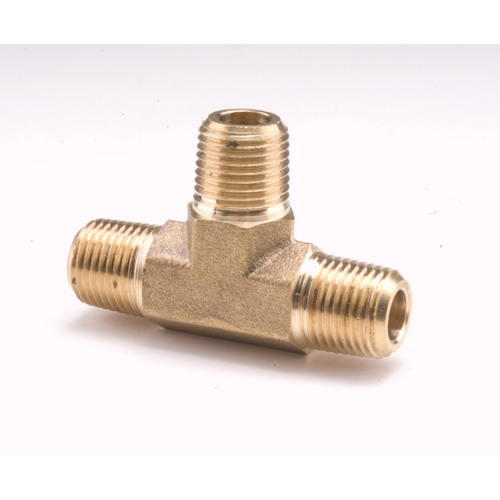Male Pipe Tees, Brass, 1/8" WestPier