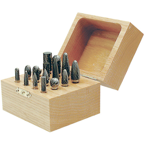 CBK-16 Carbide Bur Set in Wooden Box, 16 Pieces WestPier