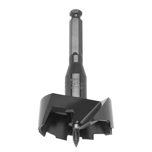 Foret standard &agrave; alimentation automatique, 2-9/16", Longeur de 3-5/8", Tige 7/16" hexagonal WestPier