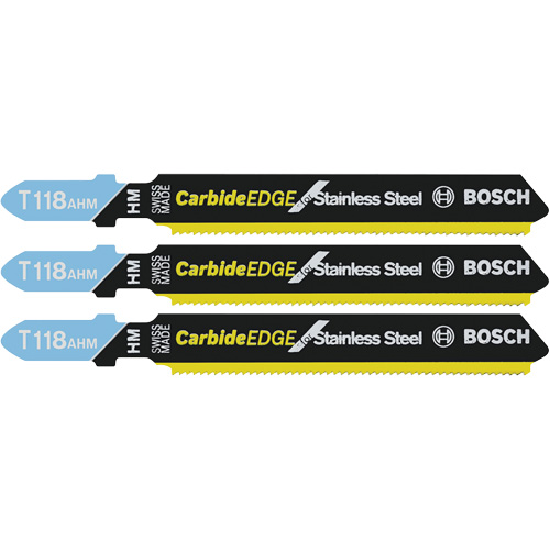 Jig Saw Blades Expert for All Purpose, Carbide, T-Shank, 3-1/4" L WestPier