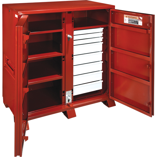 Drawer Cabinet, 60-1/8" W x 53-1/4" H x 30-1/4" D, 58.7 Cubic Feet Capacity WestPier