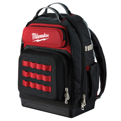 Ultimate Jobsite Backpack, 20" L x 17" W, Black, Ballistic WestPier