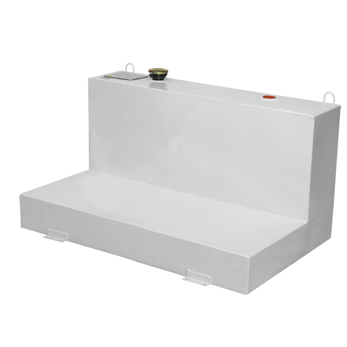 Steel Fuel Transfer Tank, Steel, 100 Gal. Capacity, White WestPier