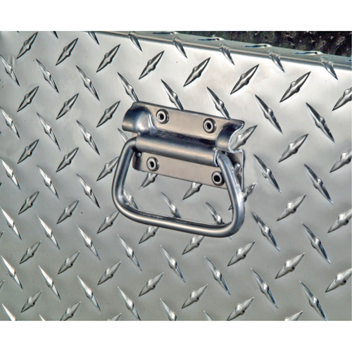 Aluminum Fuel Transfer Tank & Chest, Aluminum, 74 gal. Capacity, Silver WestPier