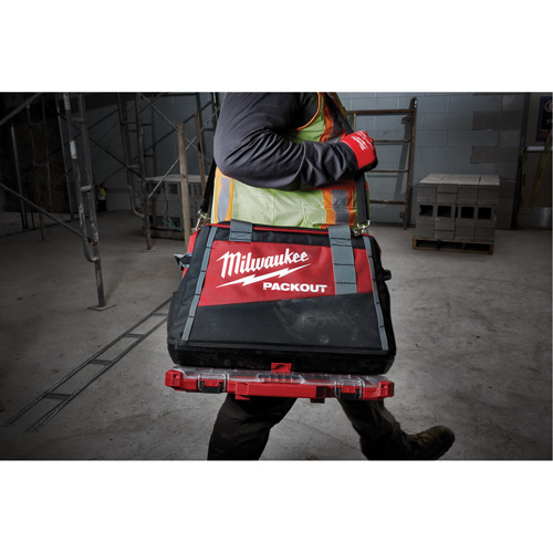 Packout Tool Bag, Ballistic Nylon, 8 Pockets, Black/Red WestPier