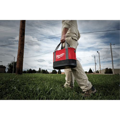 Aerial Utility Oval Bag, Ballistic Nylon, 14 Pockets, Black/Red WestPier