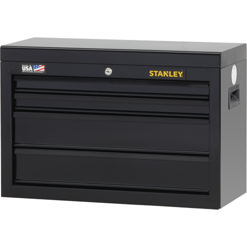 100 Series Tool Chest, 26" W, 4 Drawers, Black WestPier