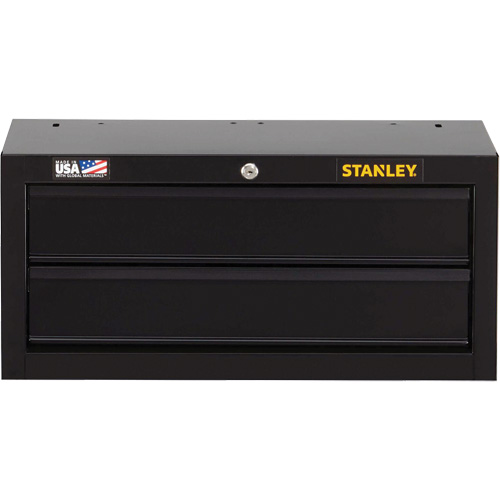 100 Series Middle Tool Chest, 26" W, 2 Drawers, Black WestPier