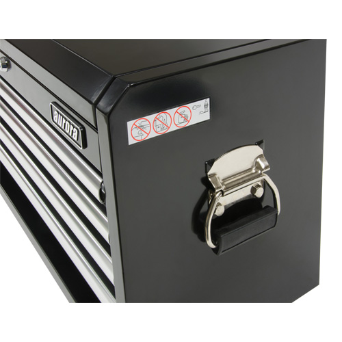 Industrial Tool Chest, 26" W, 4 Drawers, Black WestPier
