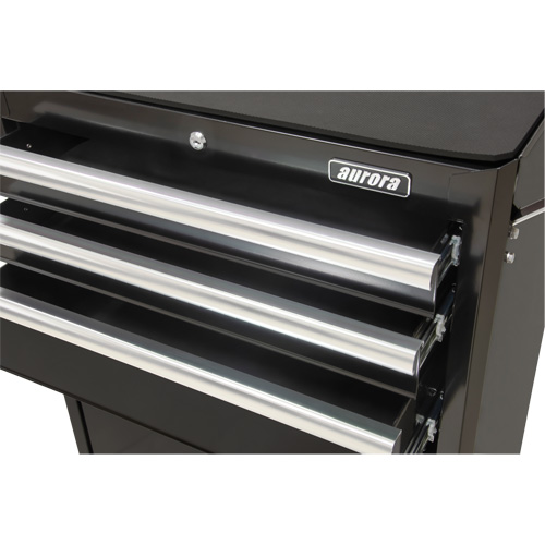 Industrial Tool Cart, 3 Drawers, 29-4/5" W x 21-1/5" D x 38-4/5" H, Black WestPier