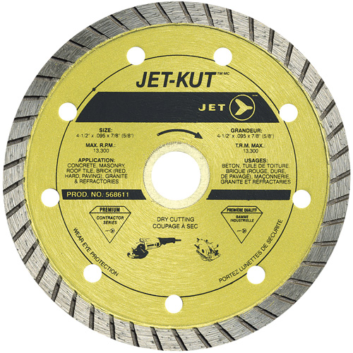 Lame diamant Turbo de premi&egrave;re qualit&eacute; JET-KUT WestPier