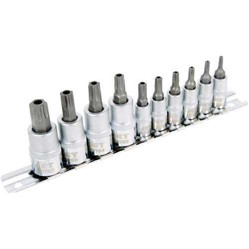 SS1438-10TB 10-Piece 1/4" & 3/8" Drive Tamperproof TORX&reg; Bit Socket Set WestPier