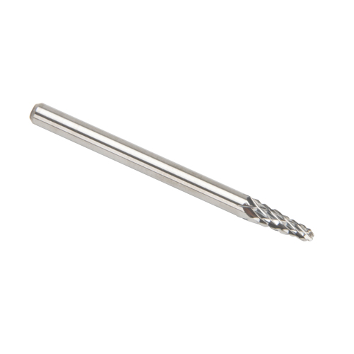CLEVELAND Solid Carbide Burrs - Taper Shape Radius End 14°, 1/8" Shank WestPier