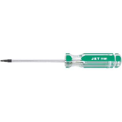 Square Jumbo Handle Screwdriver, #1 Tip, Round, 4" L, Plastic Handle WestPier