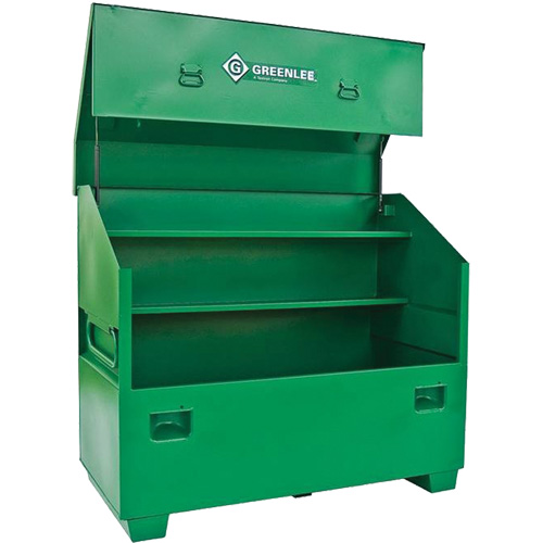 Coffre de chantier, 60" la x 30" p x 48" h, Vert WestPier