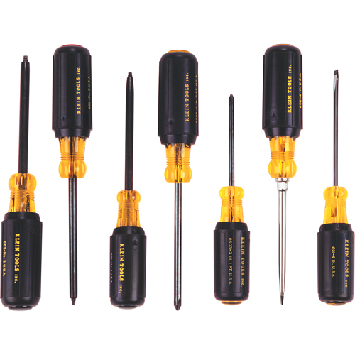 Canadian Basic Cushion-Grip Screwdriver Set, 7 Pcs. WestPier