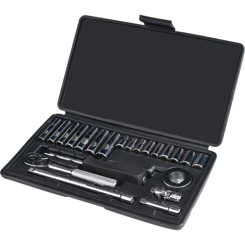 Jeu de douilles, 22 Mcx, Prise de 1/4", Profond WestPier