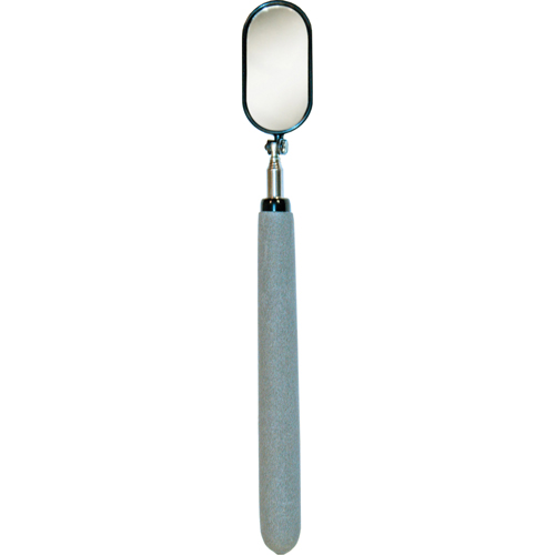 Inspection Mirror, Oval, 1-1/2" L x 1-1/4" W, Telescopic WestPier
