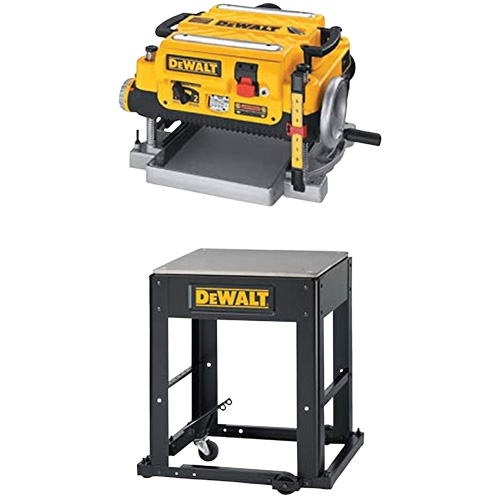 2-Speed Thickness Planer with Stand, 19-3/4" W x 22-1/2" L x 13-1/2" H, 20000 RPM No Load Speed WestPier