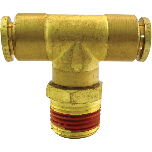 P.T.C. Swivel Male Branch Tees, Brass, 1/8" WestPier