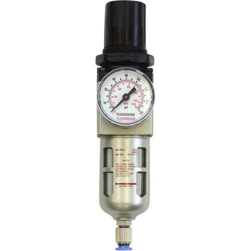 Filtreur/r&eacute;gulateur modulaire, 3/8" NPT, 150 psi, Capacit&eacute; de 1,6 oz liq. WestPier