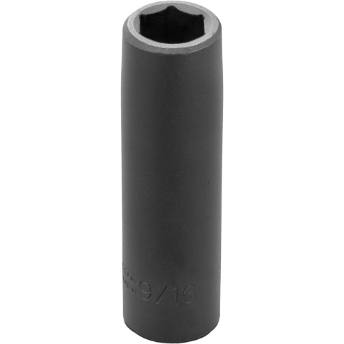 Douille, Chocs, 9/16", Prise 1/2", 6 pans, Profond WestPier