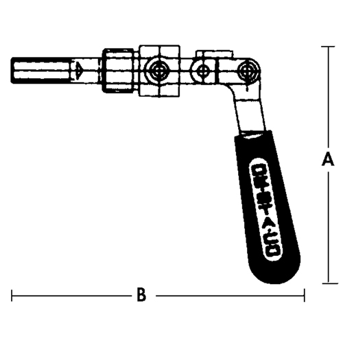Straight Line Clamps - 601 Series, 5/8" (15.875 mm) Capacity, 100 lbs. Clamping Force WestPier