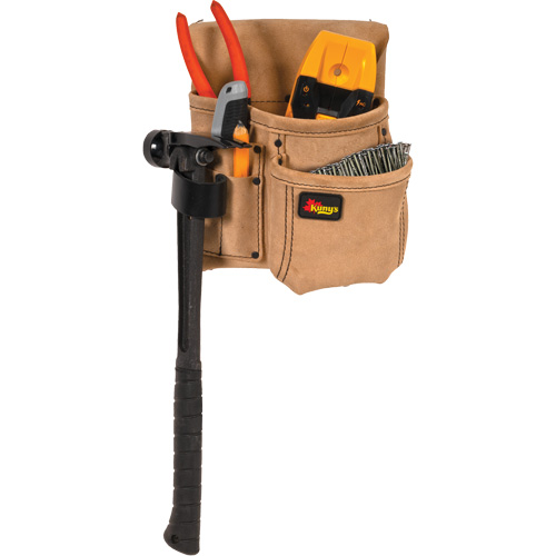 Half Carpenter Apron, Multiple Tool Holder, Leather, 4 Pockets WestPier