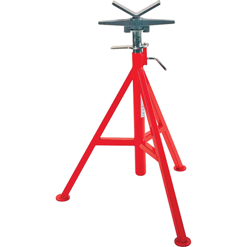 Support de tuyau en V no VJ-99, 71-132 cm R&eacute;glage de la hauteur, 12" Capacit&eacute; max. de tuyau, 2500 lb Capacit&eacute; de charge max. WestPier