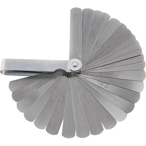 Jauge d&eacute;paisseur SAE/m&eacute;trique de luxe 32 lames WestPier